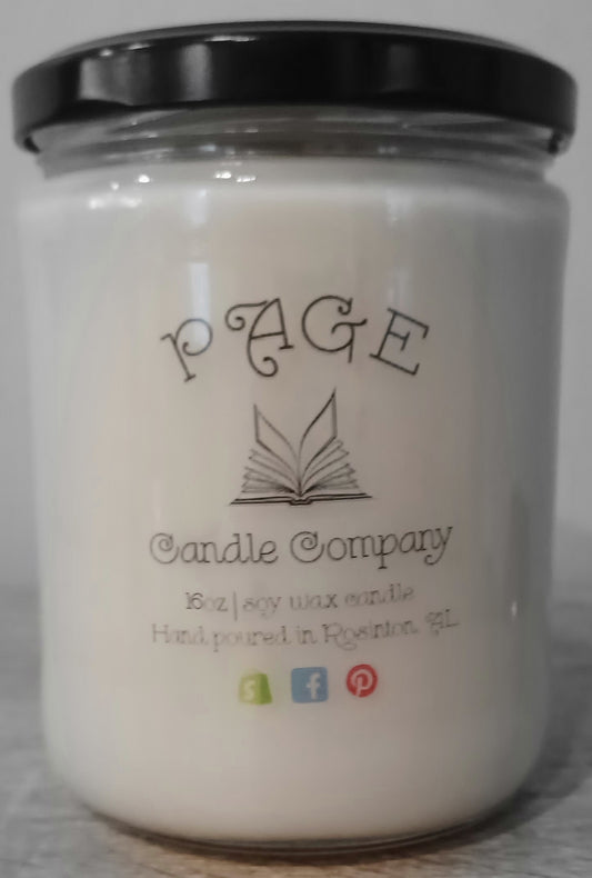 16 oz Apple Spice Candle - Soy Wax, PAGE Candle Company